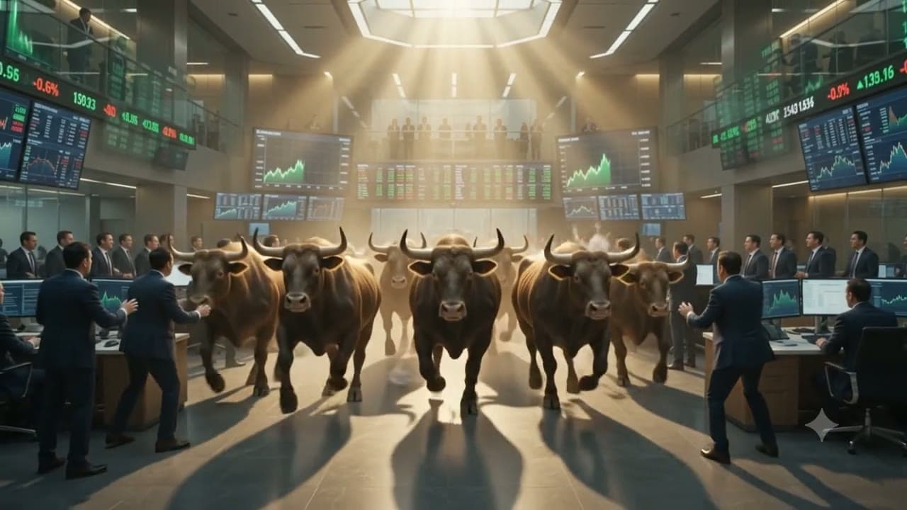 the bull broke loose on the trading floor (nobody's numbers survived)