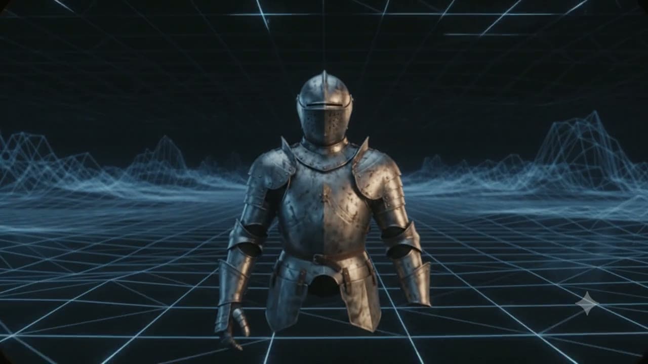 something in armor woke up in the void and threw sparks (four-wing exterior cam)