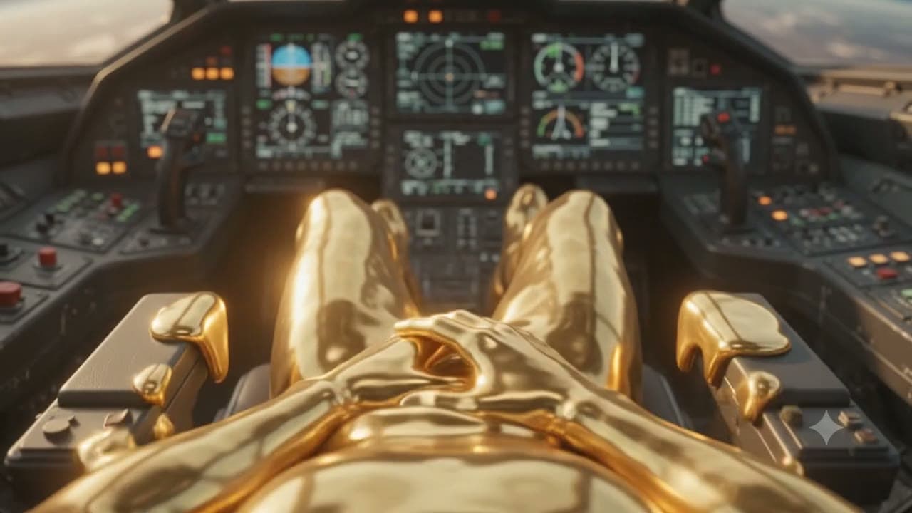 the body dissolving into gold (this is the higher octave, filmed)