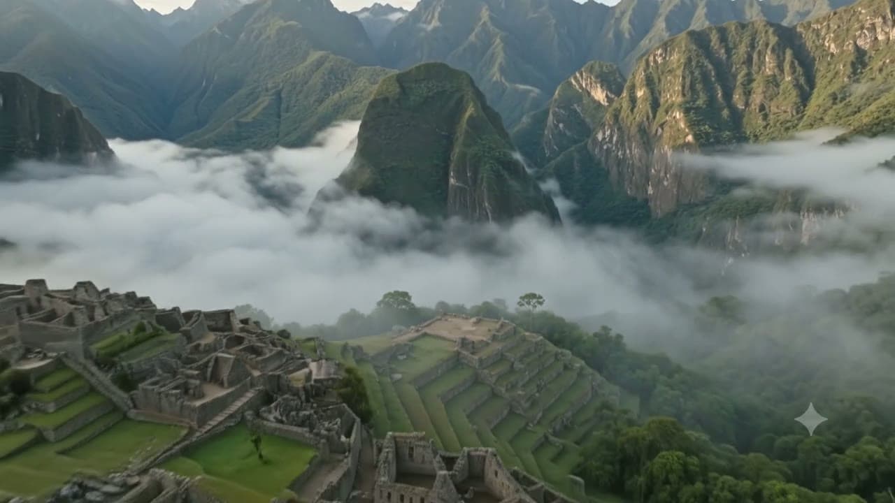 a cow reached the summit before the tourists (Machu Picchu, 5am)