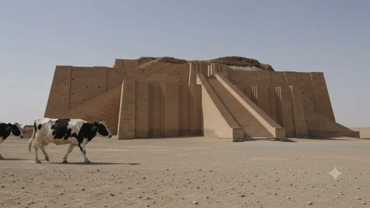 the herd walked back to the ziggurat like it remembered the way