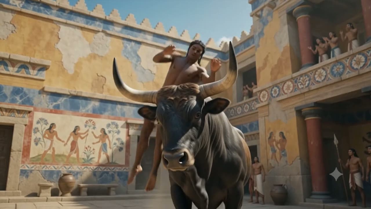 the bull-leapers of Knossos — what were they actually doing?