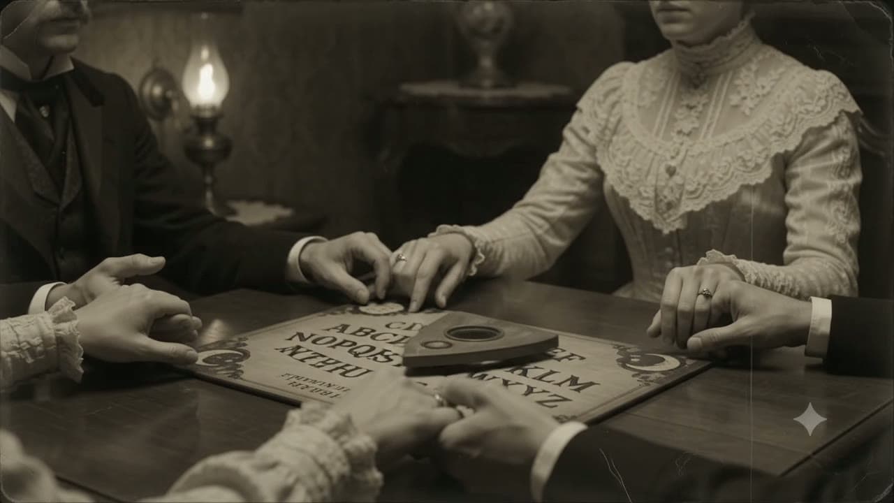 the séance meant to reach the dead reached a calf instead (1898, restored)