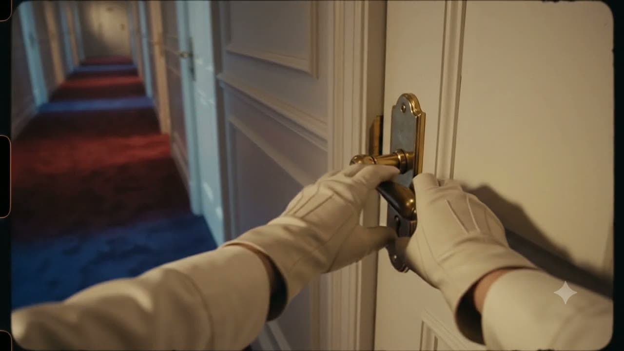 you open the door and there is no floor, only sky (POV threshold)